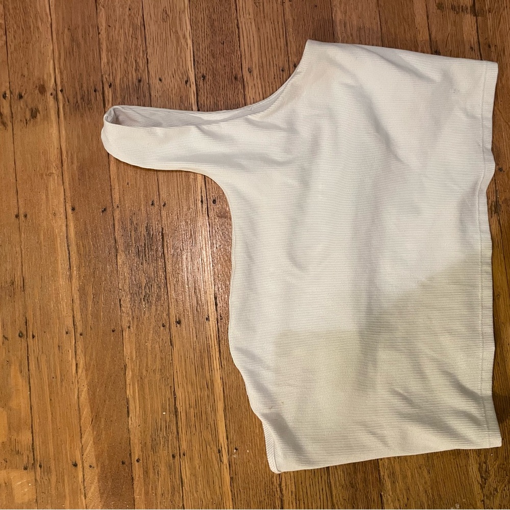 White One-Shoulder Top